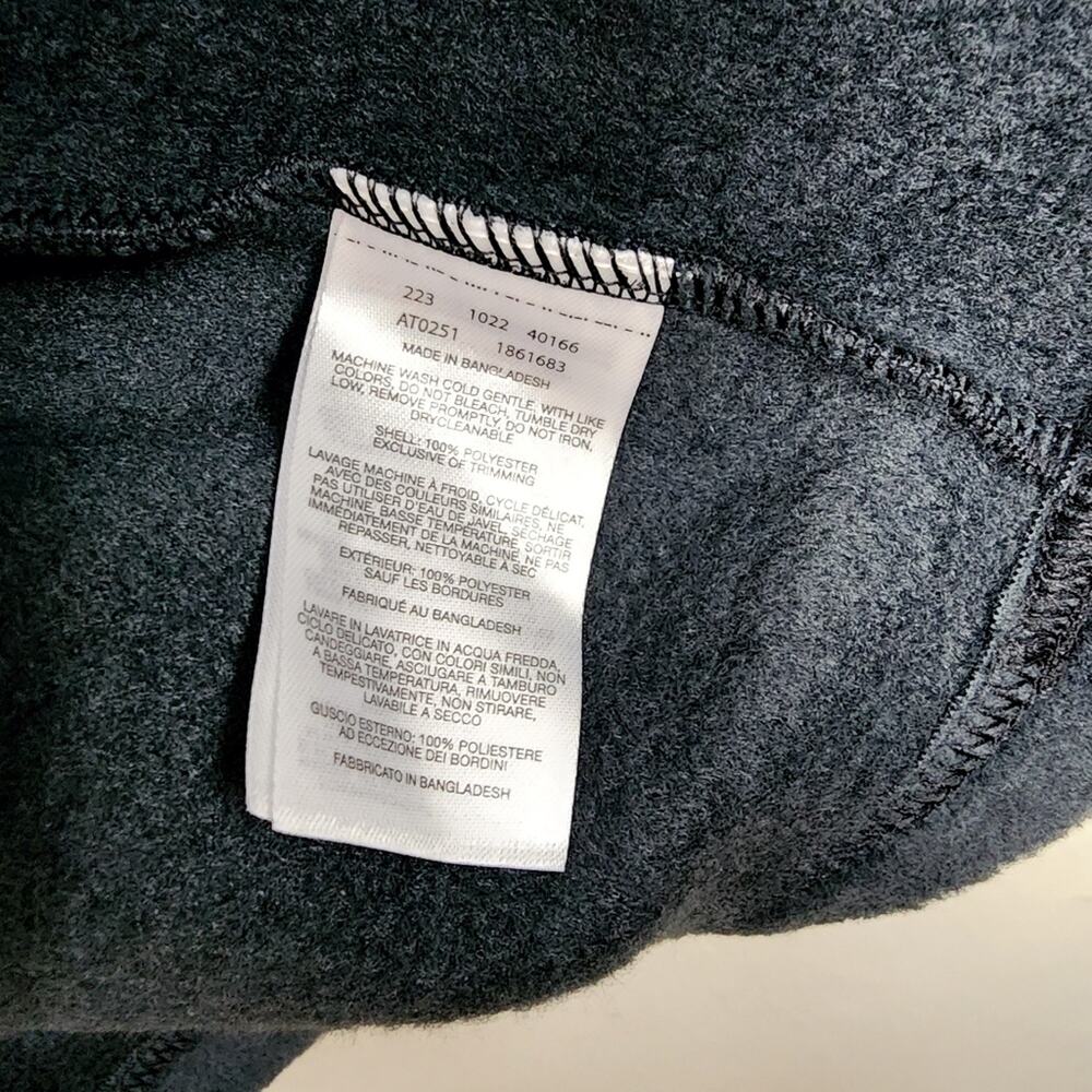 Columbia Men's Steens Mountain Half Snap Fleece Pullover Black XLT Tall - Picture 9 of 13